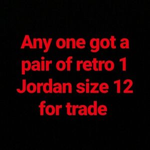 Will trade joggers shoes and jacket